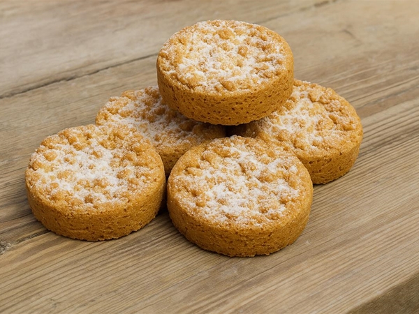 Appelkruimel koeken 6 stuks