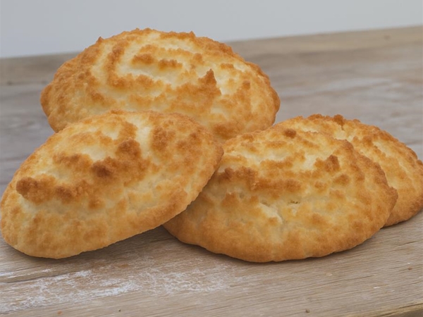 Cocos macronen 4 stuks