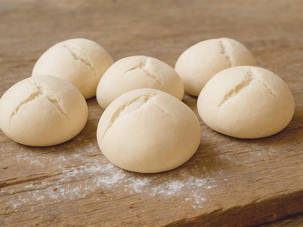 Voorgebakken minibollen wit&nbsp;zak van 10