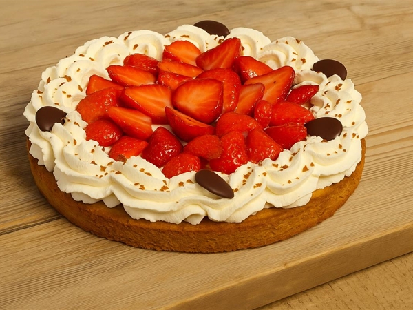 Aardbeienvlaai