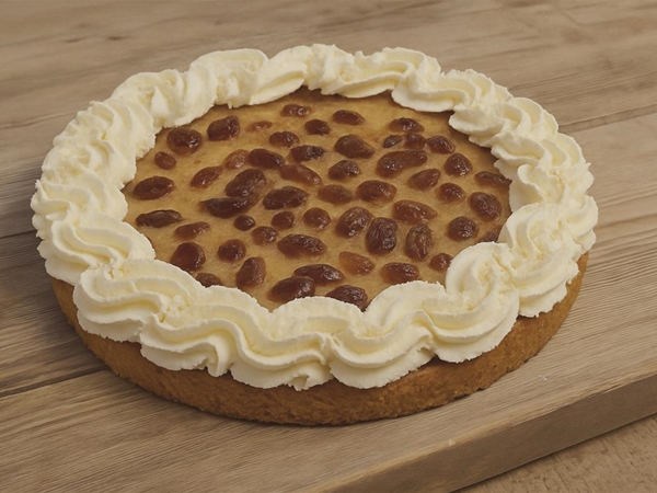 Appel rozijnen vlaai