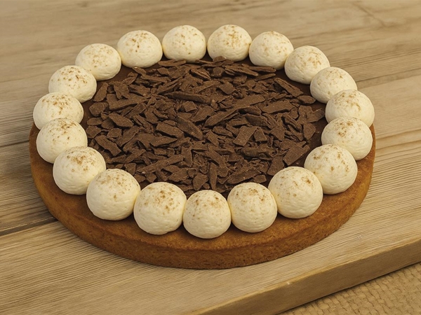 Chocolade bavaroise vlaai
