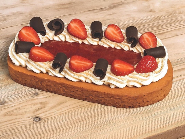 Aardbei bavaroise slof